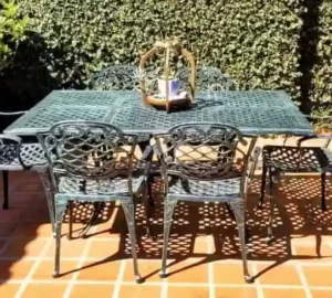 juego de jardín chateaux rectangular 6 sillones